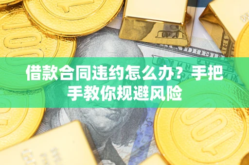 武汉借款合同违约怎么办？手把手教你规避风险