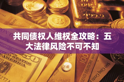 武汉共同债权人维权全攻略：五大法律风险不可不知