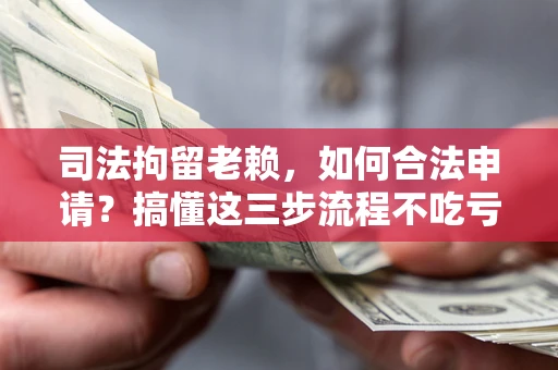 武汉司法拘留老赖，如何合法申请？搞懂这三步流程不吃亏！
