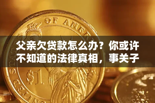 武汉父亲欠贷款怎么办？你或许不知道的法律真相，事关子女未来