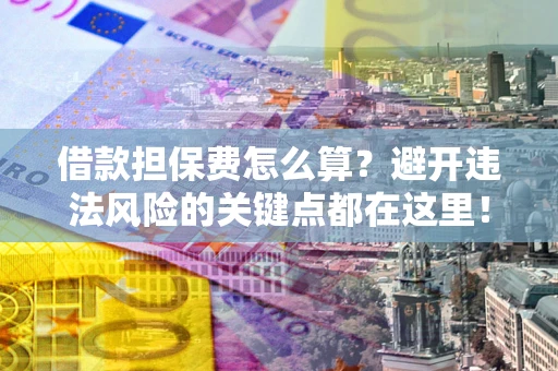 武汉借款担保费怎么算？避开违法风险的关键点都在这里！