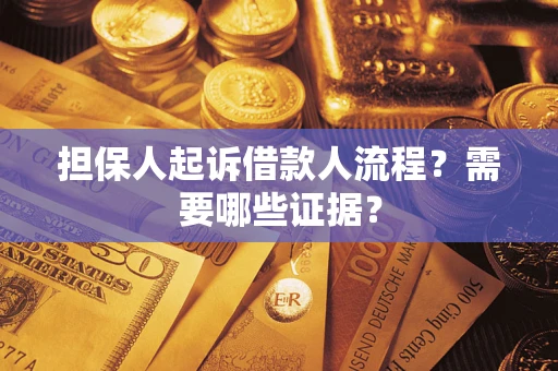 武汉担保人起诉借款人流程？需要哪些证据？