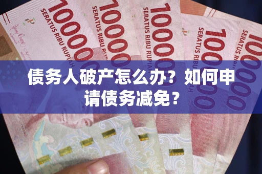 武汉债务人破产怎么办？如何申请债务减免？