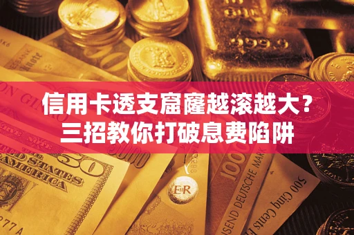 武汉信用卡透支窟窿越滚越大？三招教你打破息费陷阱
