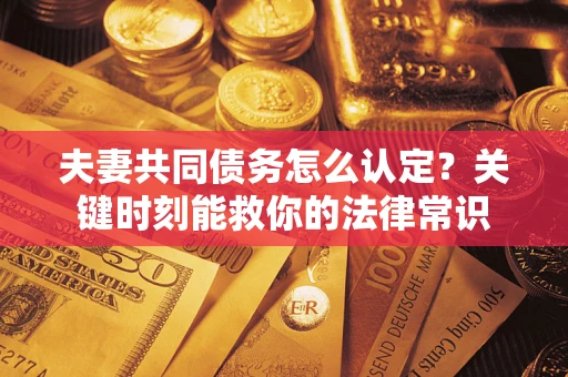 武汉夫妻共同债务怎么认定？关键时刻能救你的法律常识