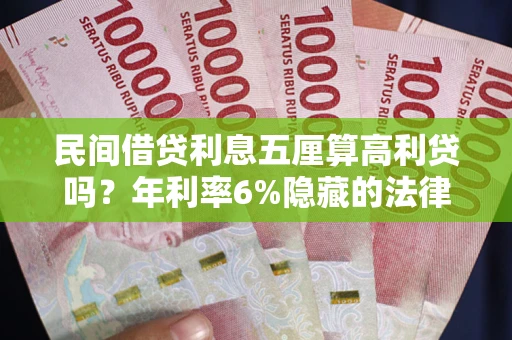 武汉民间借贷利息五厘算高利贷吗？年利率6%隐藏的法律风险全解析