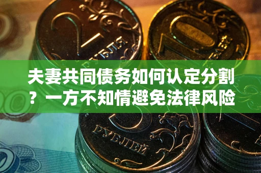 武汉夫妻共同债务如何认定分割？一方不知情避免法律风险必看！